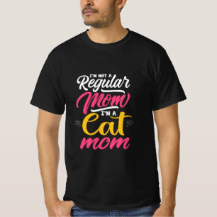 Mutter Kunst Ich Bin Eine Katzenmutter T-Shirt
