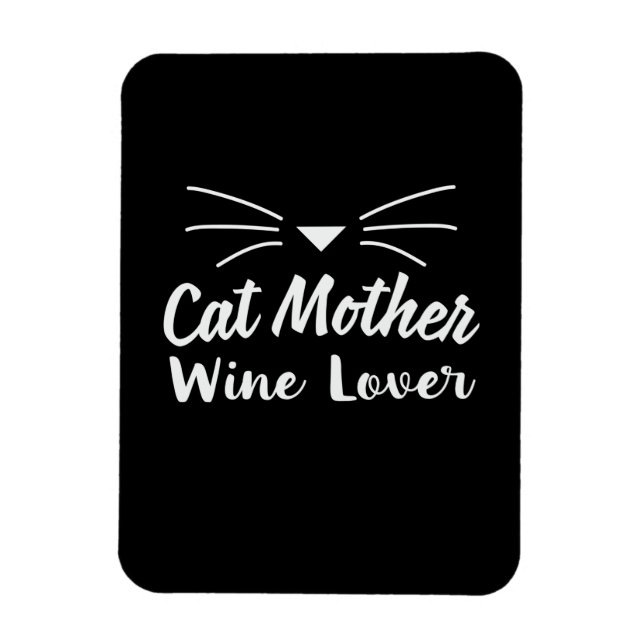 Mutter Kunst Katze Mutter Weinroute Mendrisiotto Magnet (Vertikal)