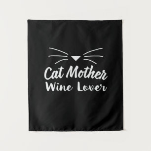 Mutter Kunst Katze Mutter Weinroute Mendrisiotto Wandteppich