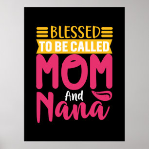 Mutter Kunst Mama und Oma Poster