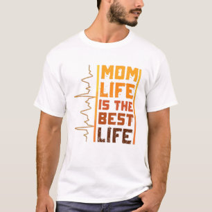 Mutter Leben Ist Das Beste Leben Vintage Muttertag T-Shirt