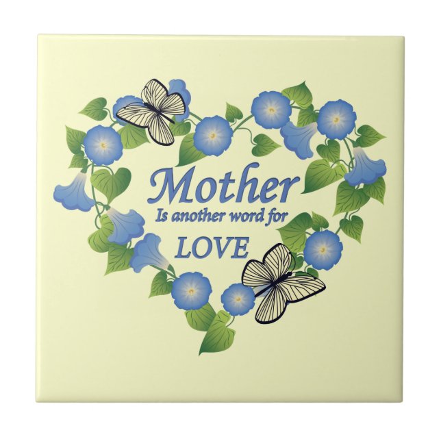 Mutter-Liebe Fliese (Vorderseite)