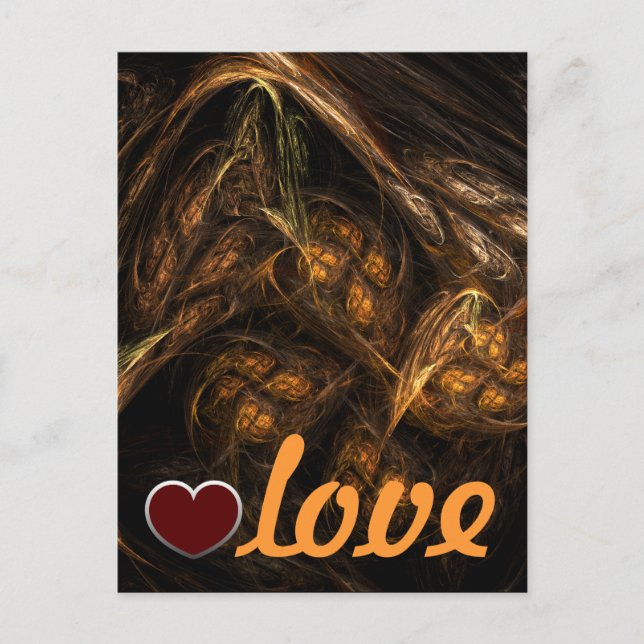 Mutter Liebe Postkarte (Vorderseite)