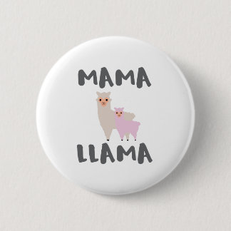 Mutter Llama Mom Button