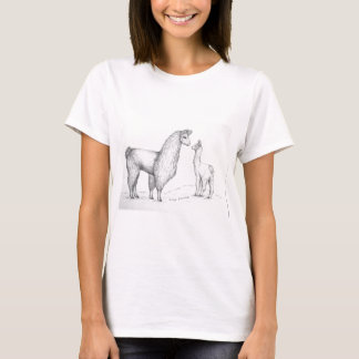 Mutter Llama und Cria T-Shirt