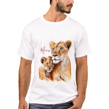 Mutter Löwe und ihr Baby Mutter Tag