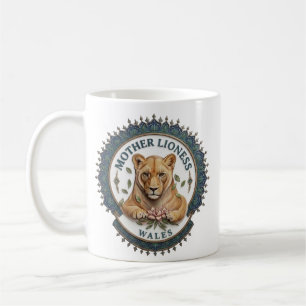Mutter Löwin. Wales Kaffeetasse