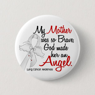 Mutter-Lungenkrebs des Engels-2 Button