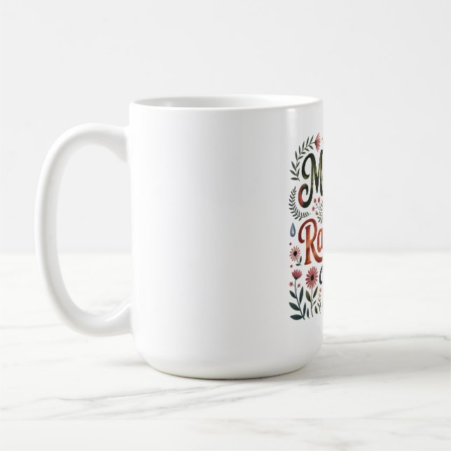 Mütter malen Regenbögen nach dem Regen Kaffeetasse (Links)
