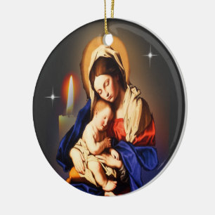 Mutter Maria Keramik Ornament