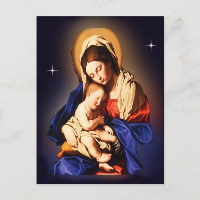 Mutter Maria Postkarte (Vorderseite)