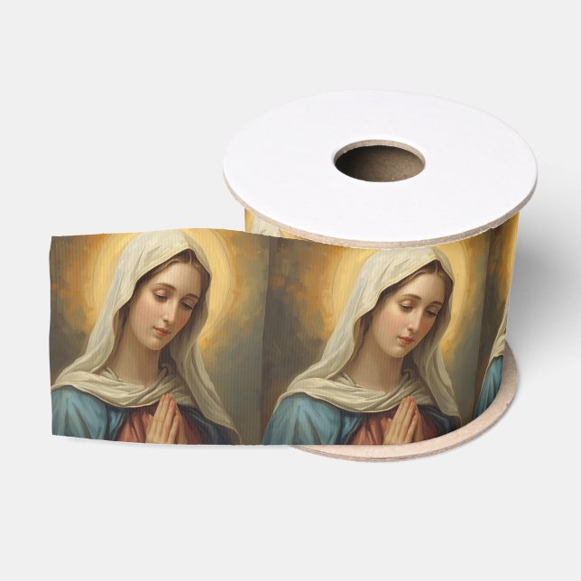 Mutter Maria - Religiöse Anlässe Ripsband (Spule)