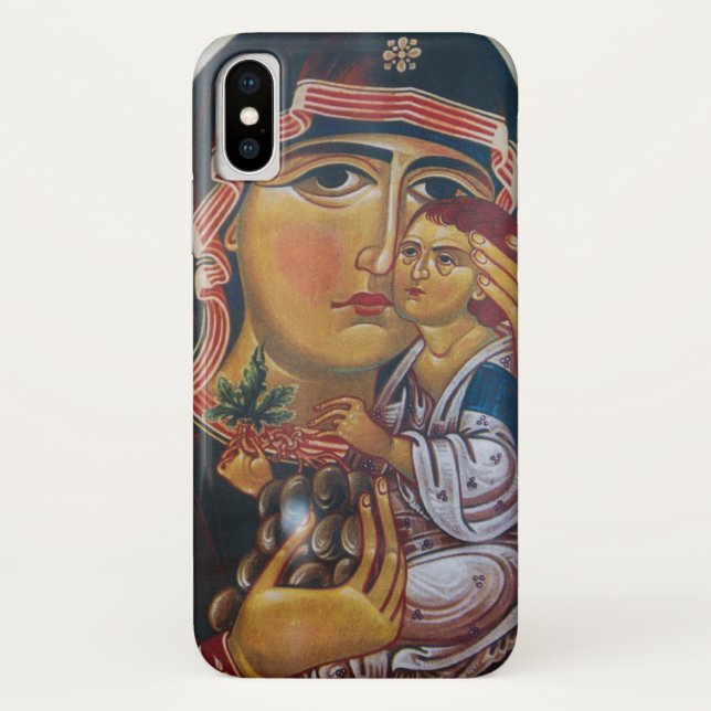 Mutter Maria und Jesus Kunst Case-Mate iPhone Hülle (Rückseite)