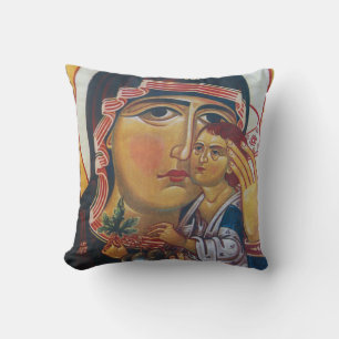 Mutter Maria und Jesus Kunst Kissen