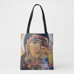 Mutter Maria und Jesus Kunst Tasche