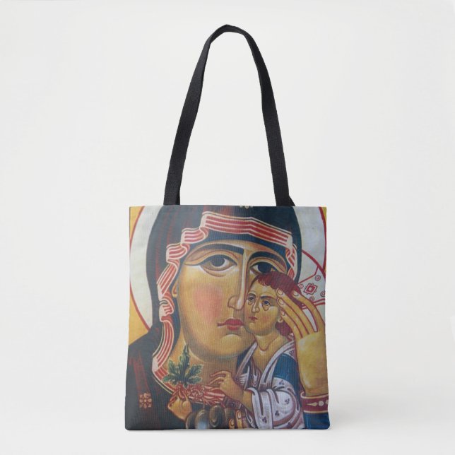 Mutter Maria und Jesus Kunst Tasche (Vorderseite)
