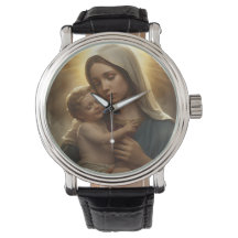 Mutter Maria und Jesuskind Uhr eWatch Watch