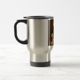 Mutter Mary and Baby Jesus Steel Travel Mug Reisebecher