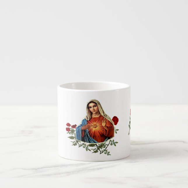 Mutter Mary entwirft Espressotasse (Vorderseite)