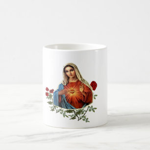 Mutter Mary entwirft Kaffeetasse