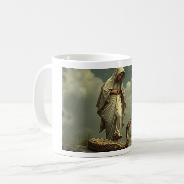 Mutter Mary erzählte über die Schlange Kaffeetasse (Vorderseite Links)