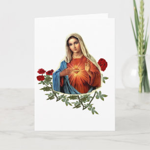 Mutter MAry Feiertagskarte