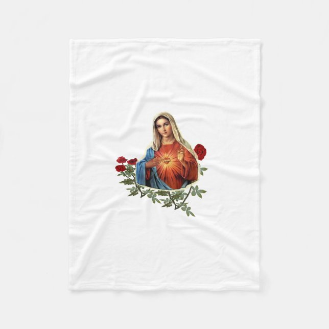 Mutter MAry Fleecedecke (Vorderseite)