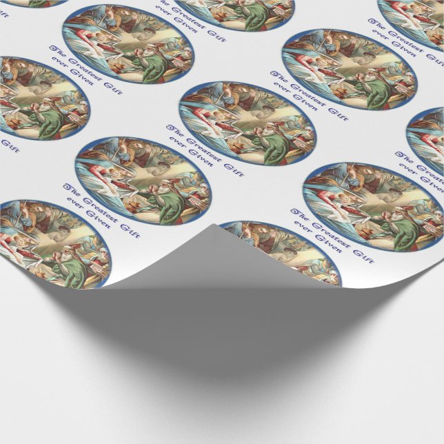 Mutter Mary Geschenkpapier (Ecke)
