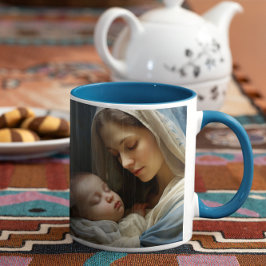 Mutter Mary mit Baby Jesus Version 1 Kaffeetasse