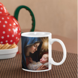 Mutter Mary mit Baby Jesus Version 28 Kaffeetasse