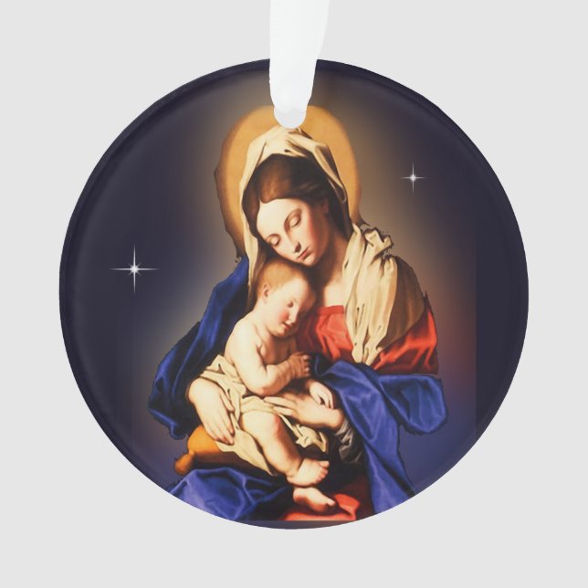 Mutter MAry Ornament (Vorderseite)