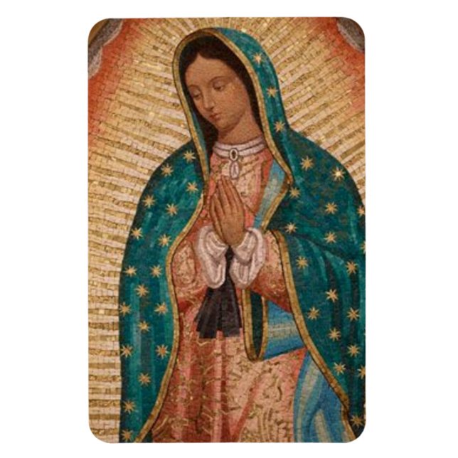 Mutter Mary Portrait Magnet (Vertikal)