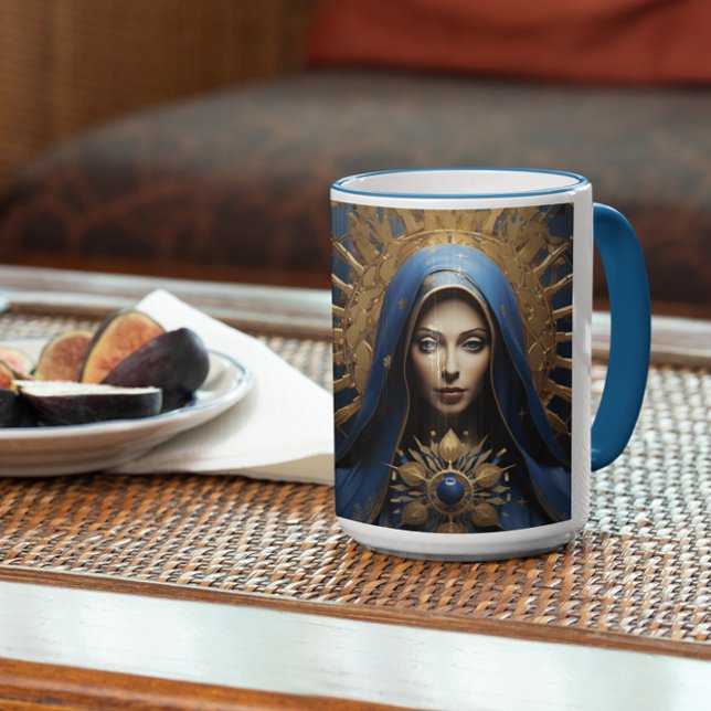 Mutter Mary Praying Version 3 Kaffeetasse (Mother Mary Praying version 3 Coffee Mug
)
