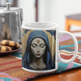 Mutter Mary Praying Version 4 Kaffeetasse