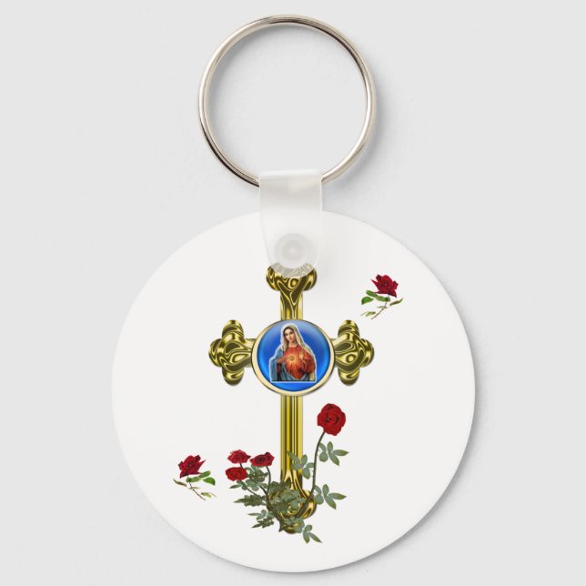 Mutter MAry Schlüsselanhänger (Vorderseite)