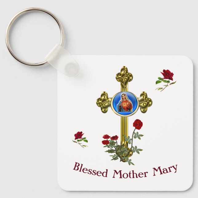 Mutter MAry Schlüsselanhänger (Vorderseite)