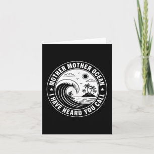 Mutter Meere Ich habe gehört, Sie rufen 2 Seite Karte
