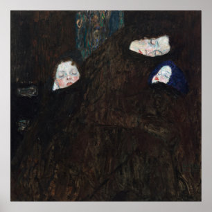 Mutter mit zwei Kindern (Familie) — Gustav Klimt Poster