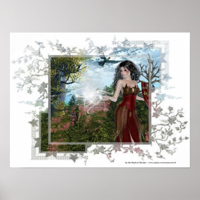 Mutter Natur Design 2 - Fantasy Print Poster (Vorne)