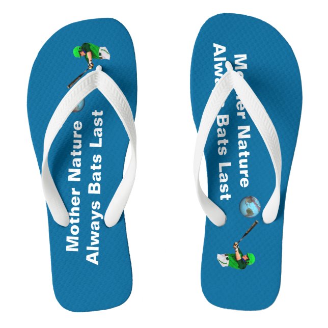 Mutter Natur hält Fledermäuse immer an Flip Flops (Fußbett)