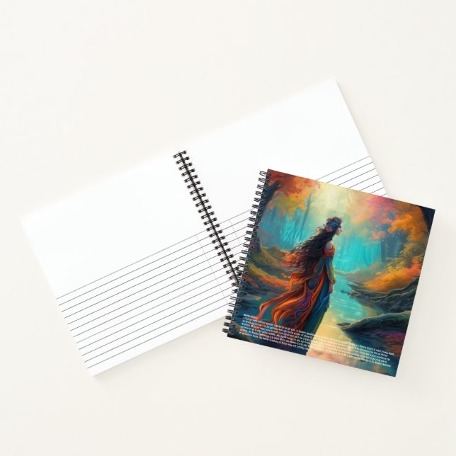 Mutter Natur Hardcover Notizbuch (Innenseite)