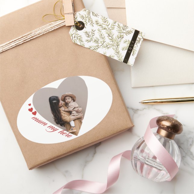 Mutter Nummer 1 für mich Ovaler Aufkleber (Schenken)