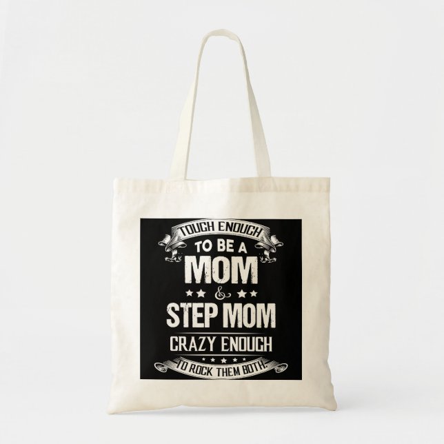 Mutter Oma Tough genug, um eine Mama zu sein Tragetasche (Vorne)