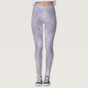 Mutter Perlen, die einer Perle die Geburt gibt Leggings