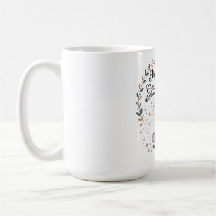 Mütter pflanzen Gärten, die für immer blühen Kaffeetasse