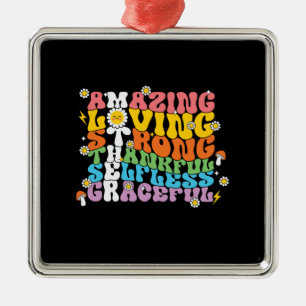 Mutter Phantastisch liebend Retro Mama Ornament Aus Metall