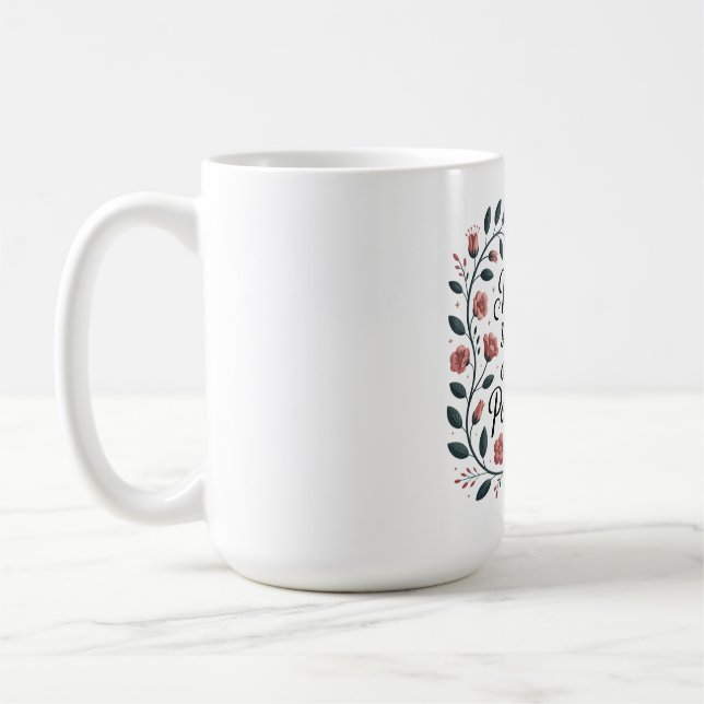 Mütter säen Samen endloser Möglichkeiten Kaffeetasse (Links)