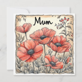 Mutter Segnungen: Süße Gefühle Feiertagskarte