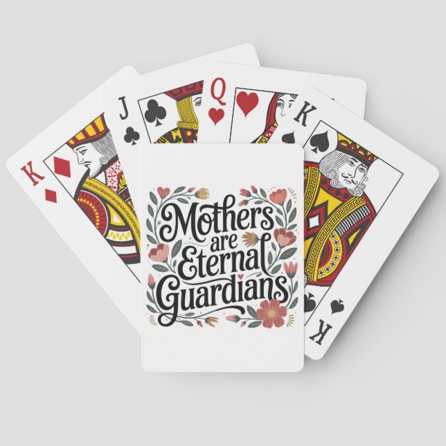 Mütter sind ewige Beschützer Spielkarten (Rückseite)