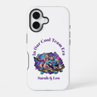 Mutter Sohn Skate iPhone 12 Mini Glänzendes Case 16 Hülle